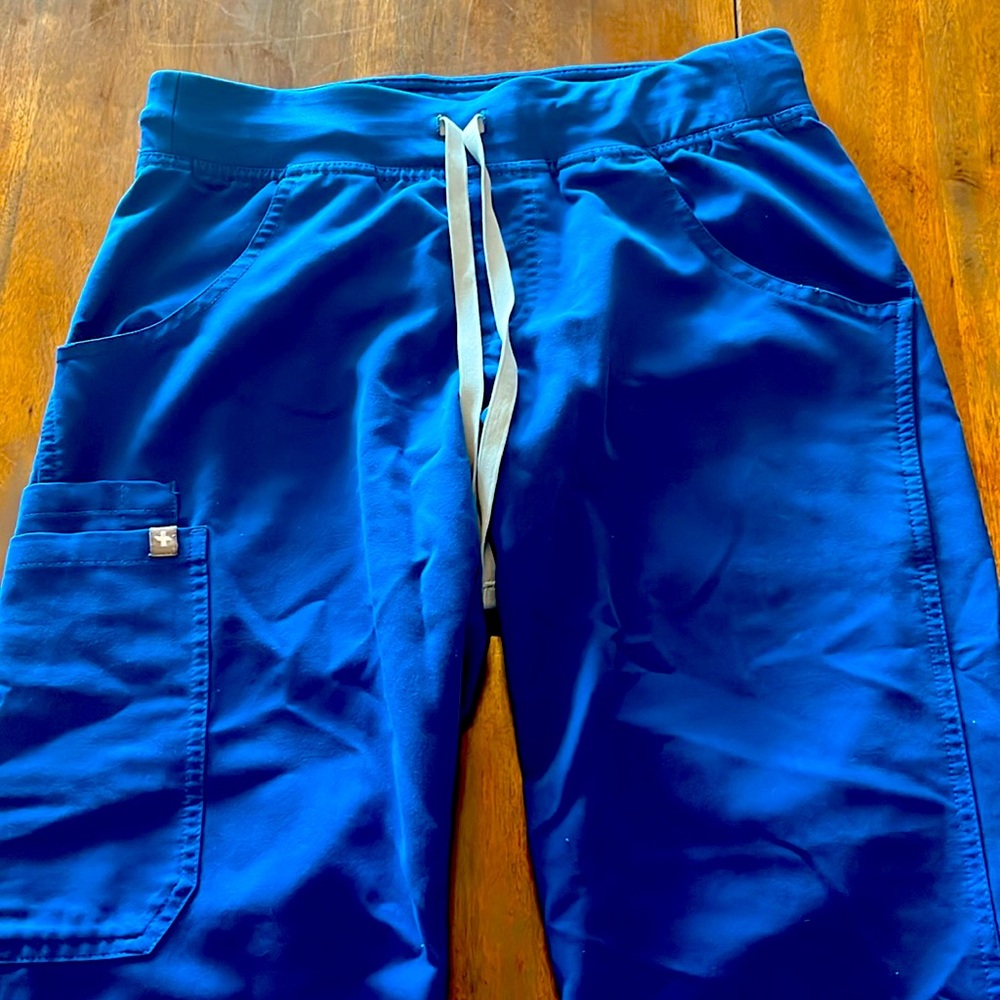Royal blue fig pants
